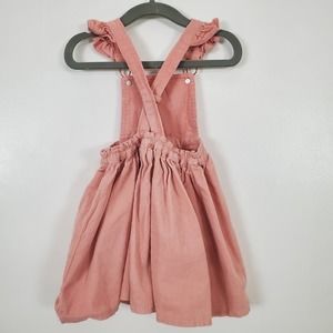 Nannette kids corduroy pink jumper dress 2T